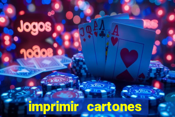 imprimir cartones de bingo